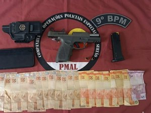 Homem é preso pela PM após efetuar disparos na ponte que liga Alagoas e Sergipe