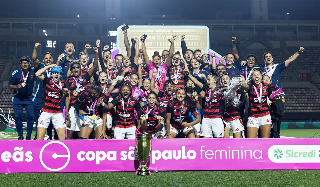 Flamengo goleia Grêmio e conquista Copinha Feminina