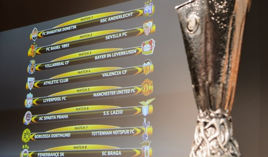 Oitavas da Liga Europa põe Liverpool e United frente a frente