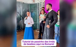 Após viralizar com beatbox, freira faz tutorial de passinho em romaria
