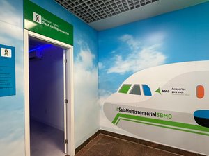 Aeroporto Zumbi dos Palmares ganha sala multissensorial para passageiros com TEA