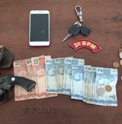 Polícia prende homem por porte ilegal de arma no centro de Arapiraca 