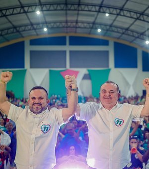 Mais de 4 mil pessoas participam da convenção que oficializou candidatura de Bastinho em Taquarana