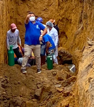 Trabalhador morre após ser soterrado em obra de drenagem no município de Teotonio Vilela