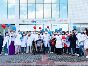 Segundo paciente submetido a transplante renal no Hospital do Coração Alagoano recebe alta