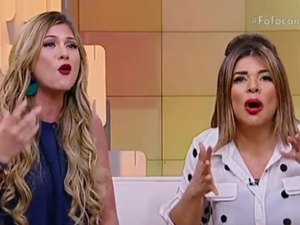 Apresentadoras trocam farpas ao vivo  e programa termina em barraco