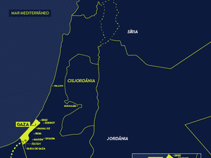 Fronteira entre Gaza e Egito foi atacada três vezes, diz embaixador