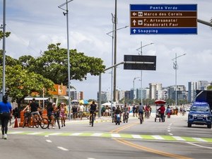 Rua Aberta é suspensa neste domingo na Ponta Verde e no Parque Centenário