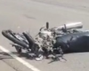Motociclista fica ferido após colisão com carreta na AL-110, em São Sebastião