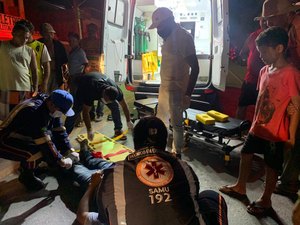 Acidente entre motos deixa duas pessoas feridas, em Porto Calvo