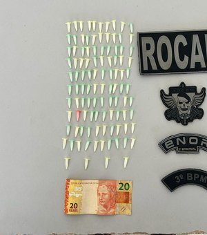 Polícia Militar prende dois homens por tráfico de drogas em Arapiraca