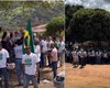 Donos das terras demarcadas pela Funai em Palmeira dos Índios realizam protesto cobrando diálogo