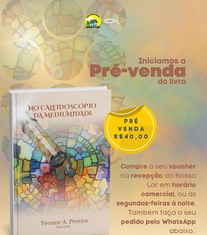 Comunidade Espírita Nosso Lar lança livro “No Caleidoscópio da Mediunidade” no início de dezembro