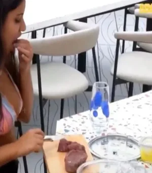 Médico alerta para riscos após Gabriela consumir carne crua no BBB26