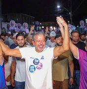 Renato Filho e Fátima Canuto reúnem multidão em caminhada com Arthur Lira