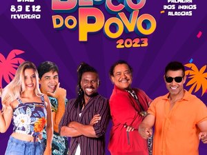 Bloco do Povo contará com três dias de atrações nas prévias de Carnaval