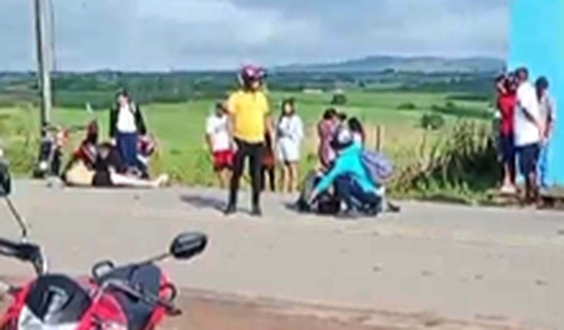 Acidente deixa feridos em povoado de Arapiraca; criança estava envolvida