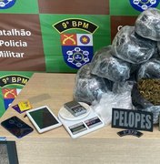 Polícia Militar de Alagoas apreende armas de fogo e drogas no interior do estado