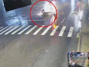 [Vídeo] Imagens de videomonitoramento mostram dinâmica de acidente que matou casal em Maceió