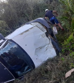 Fim de semana violento tem 15 acidentes com duas mortes nas rodovias de AL