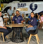Davi Davino Filho inicia pré-campanha ao Senado ouvindo o povo na praça