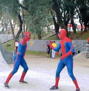 Homens-aranha conquistam milhões de seguidores com vídeos de parkour