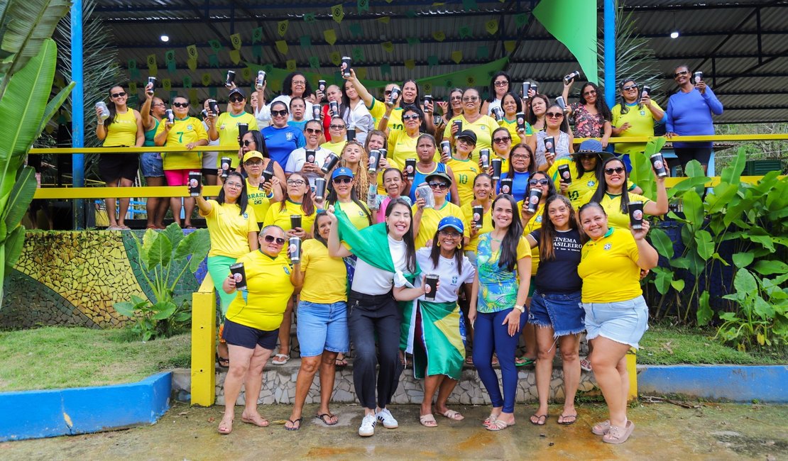 Clima de Copa e São João marcam fim de semana de Gabi Gonçalves