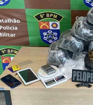 Polícia Militar de Alagoas apreende armas de fogo e drogas no interior do estado