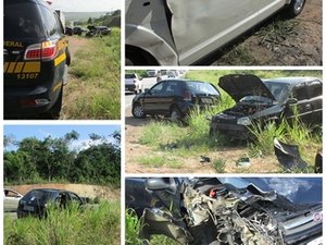 Imprudência de caminhoneiro causa grave acidente na BR-101