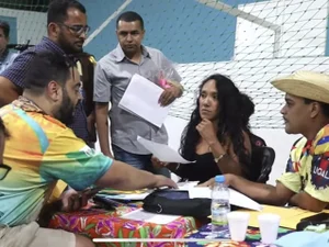 Briga entre membros de quadrilhas juninas de Arapiraca marca final do Circuito Alagoano em Delmiro Gouveia