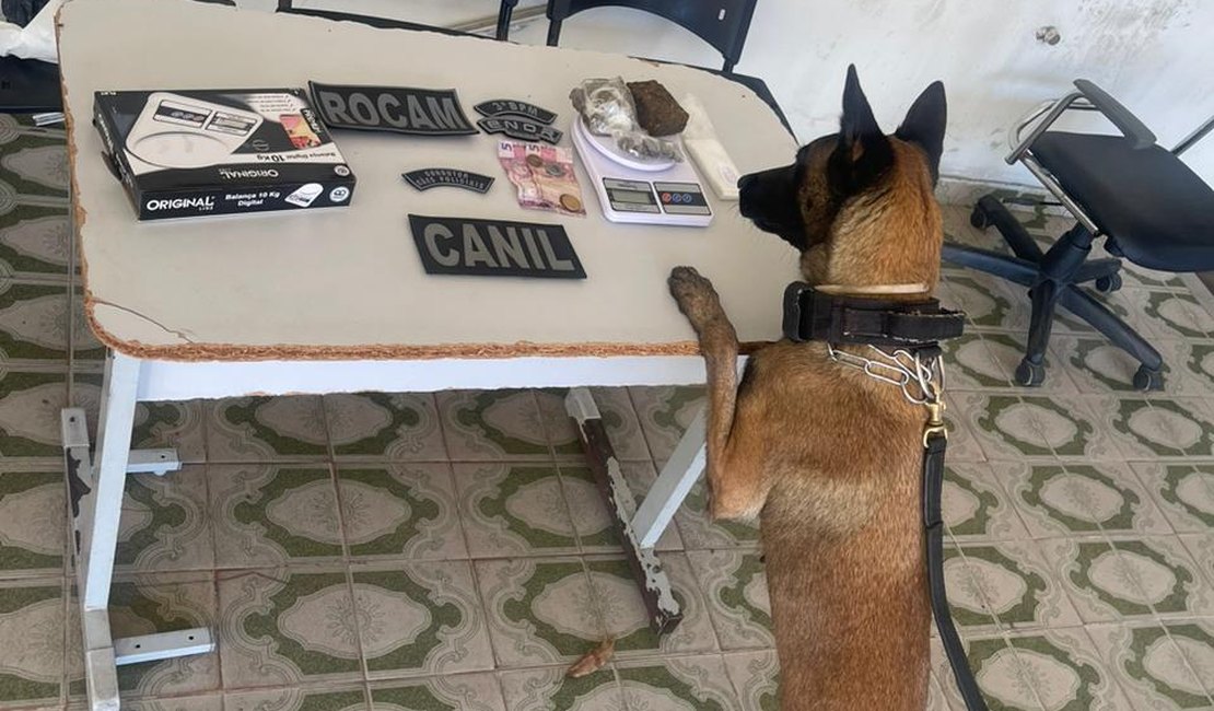 Adolescente é apreendido por tráfico de drogas no Residencial Agreste, em Arapiraca