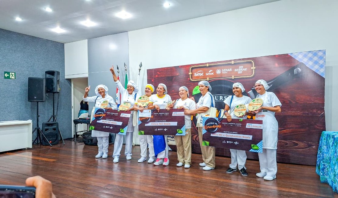 Girau conquista 1° lugar no Concurso de Merendeiras organizado pelo Sebrae Alagoas