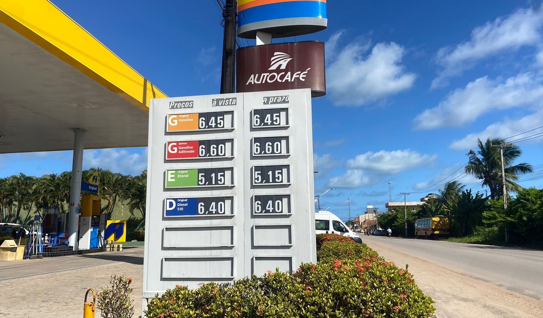 Preço da gasolina sofre novo reajuste neste mês de julho em Maragogi