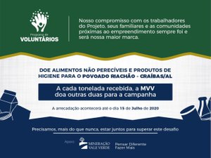 Programa de Voluntariado da MVV levará solidariedade à população craibense