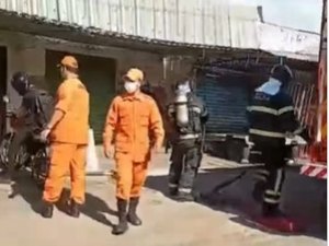 Placa solar provoca incêndio em marcenaria no bairro do Feitosa, em Maceió