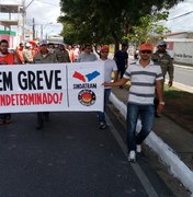 Agentes de Trânsito da SMTT saem às ruas em greve por salário de dezembro