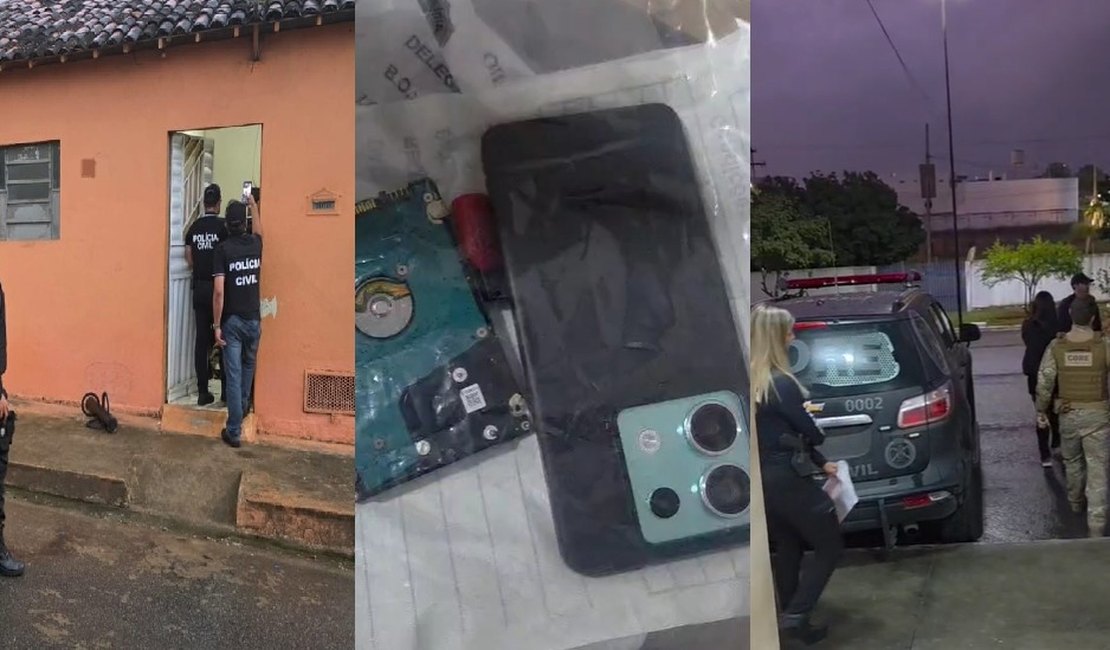 Homem é preso por armazenar pornografia infantojuvenil em Arapiraca; celulares e HDs foram apreendidos