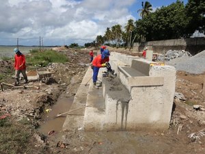 Obras da primeira etapa de Urbanização da Orla Lagunar avançam em Marechal