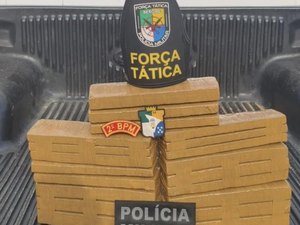 Operação entre PMs de Alagoas e Sergipe prende foragido e apreende 25 quilos de drogas