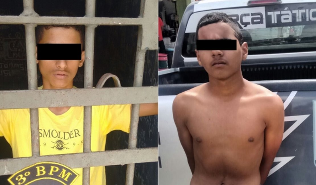Menores são apreendidos depois de roubarem motocicleta no bairro Cacimbas
