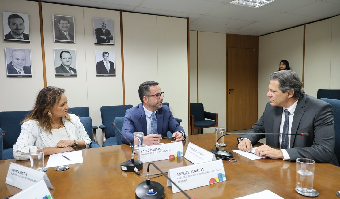 Com Haddad, governador discute Plano de Investimentos Federais em Alagoas