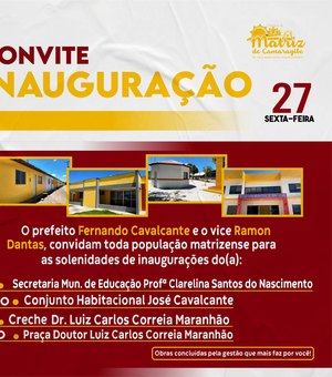 Prefeito prepara inauguração de obras em Matriz de Camaragibe