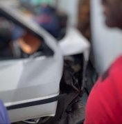 [ Vídeo] Homem morre e outro fica ferido após colisão de carro com muro na cidade de Mata Grande