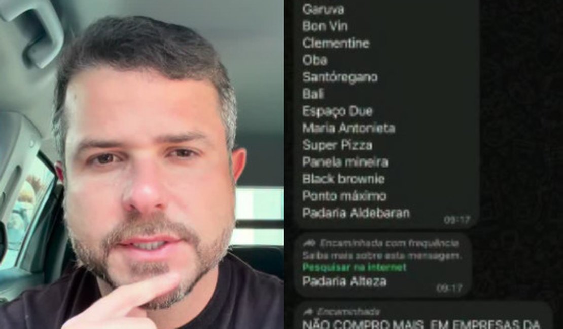 Thiago Prado critica boicote a comerciantes por suposto voto em Lula