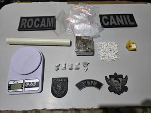 Homem é preso com drogas escondidas em mochila de criança em Girau do Ponciano