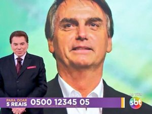 Bolsonaro faz doação para a AACB em ligação para o Teleton 