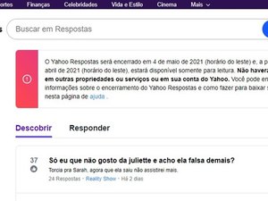 Yahoo Respostas é desativado após 16 anos