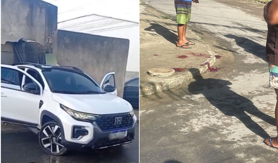 [Vídeo] Carro invade residência durante fuga de suspeitos no Benedito Bentes