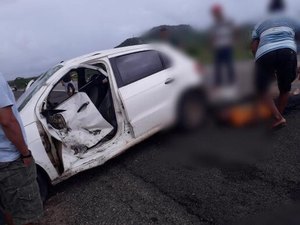 Uma pessoa morre e outras duas ficam feridas em acidente no Alto Sertão 