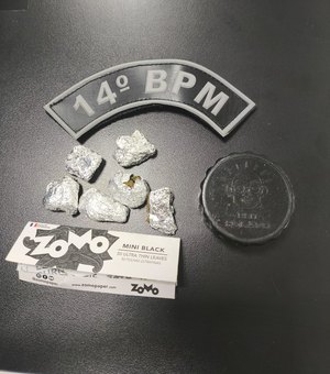 Jovem é detido com quantidade de maconha no município de Colônia Leopoldina